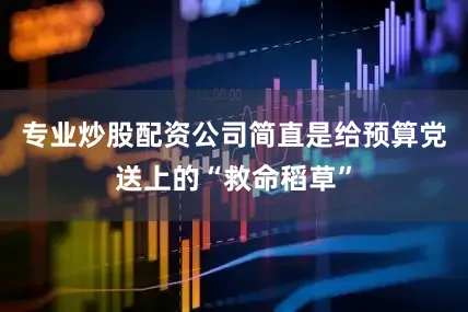 专业炒股配资公司简直是给预算党送上的“救命稻草”